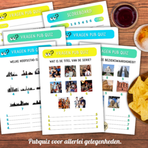 Pubquiz voor allerlei gelegenheden