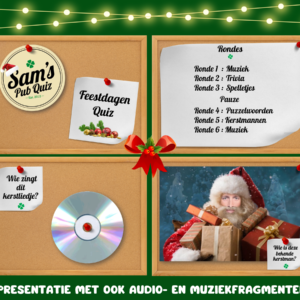 Feestdagen Quiz met audio en video-fragmenten